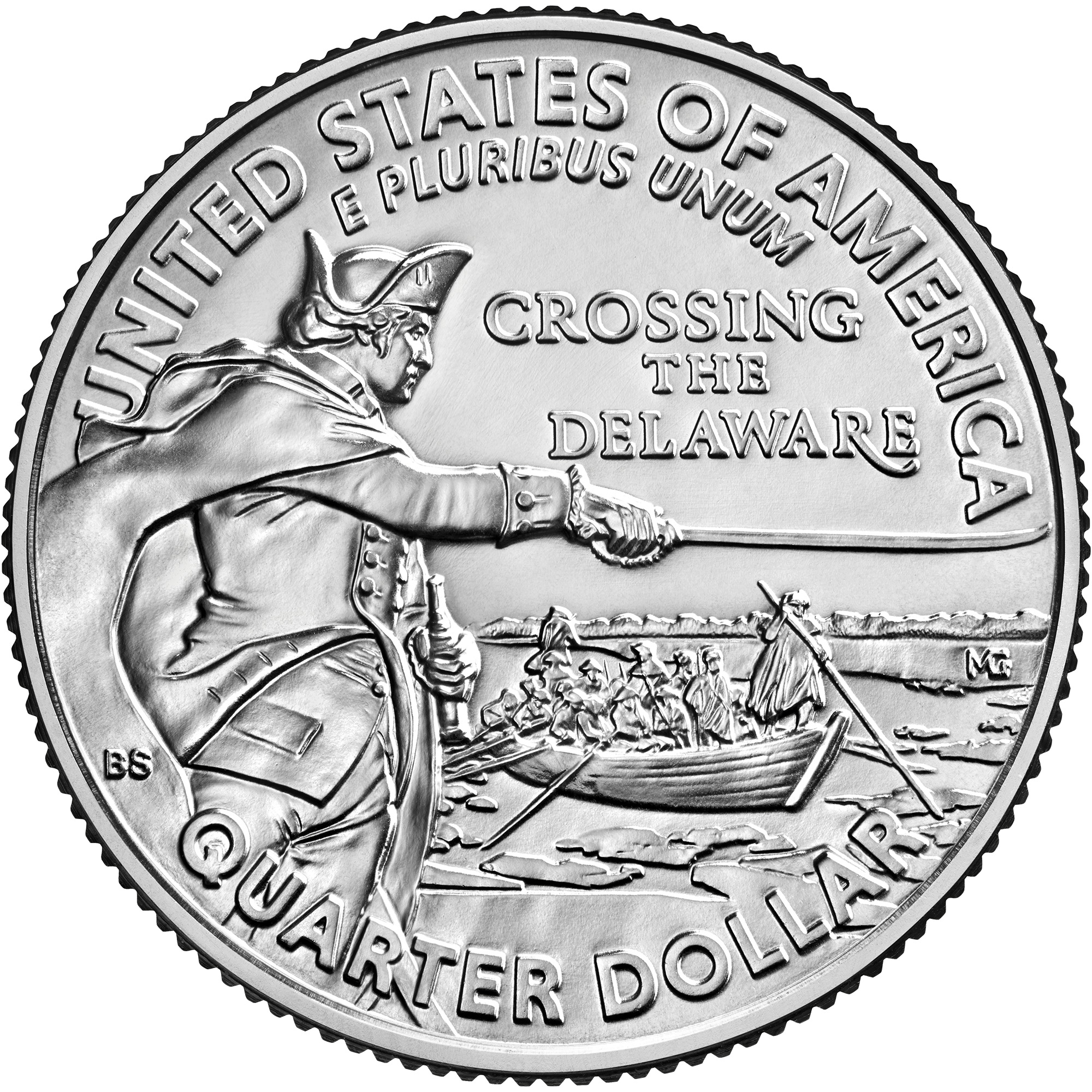 Washington Crossing Quarter Reverse