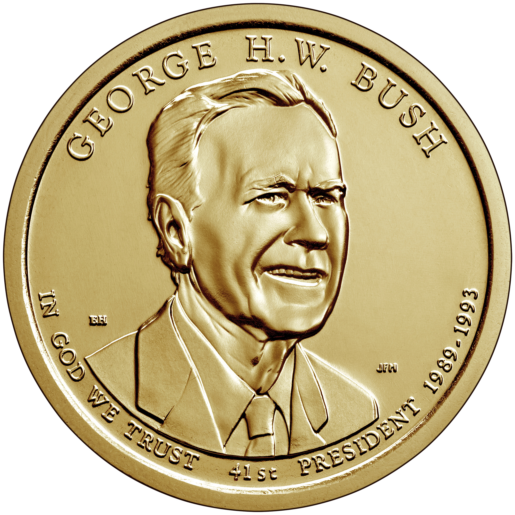 George H.W. Bush Obverse