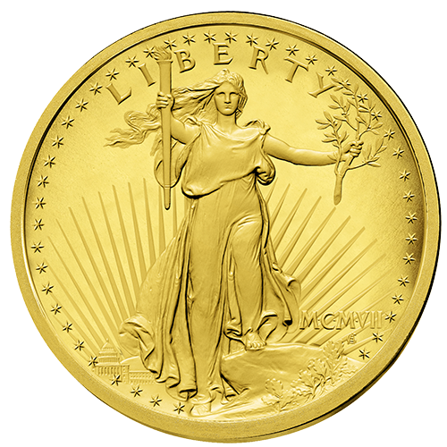 1907 Double Eagle Obverse
