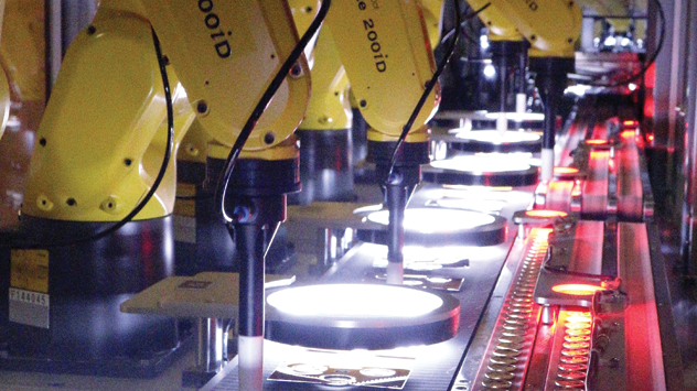 robots at the San Francisco Mint